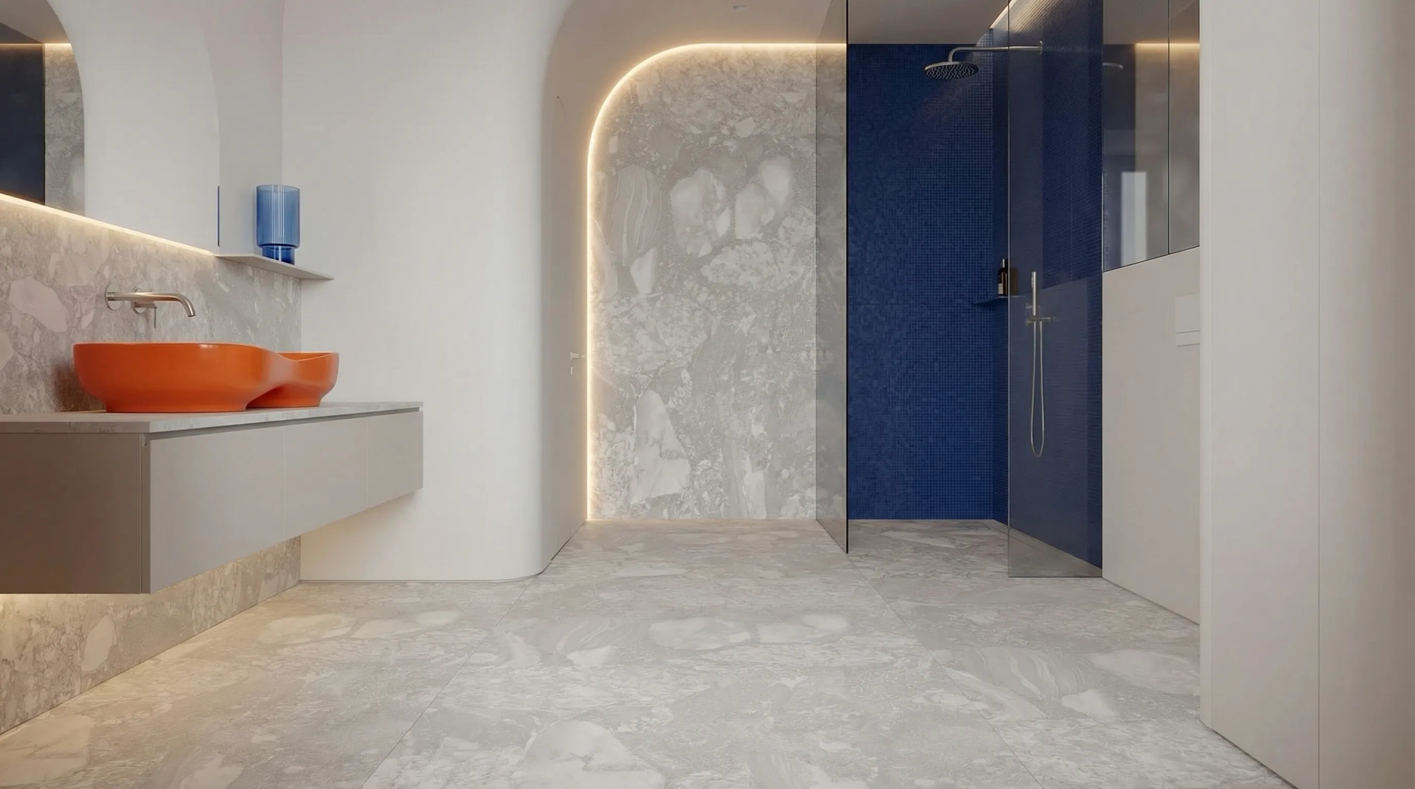 Кристон Грей 60x120 / CRYSTONE GREY — интерьер 2