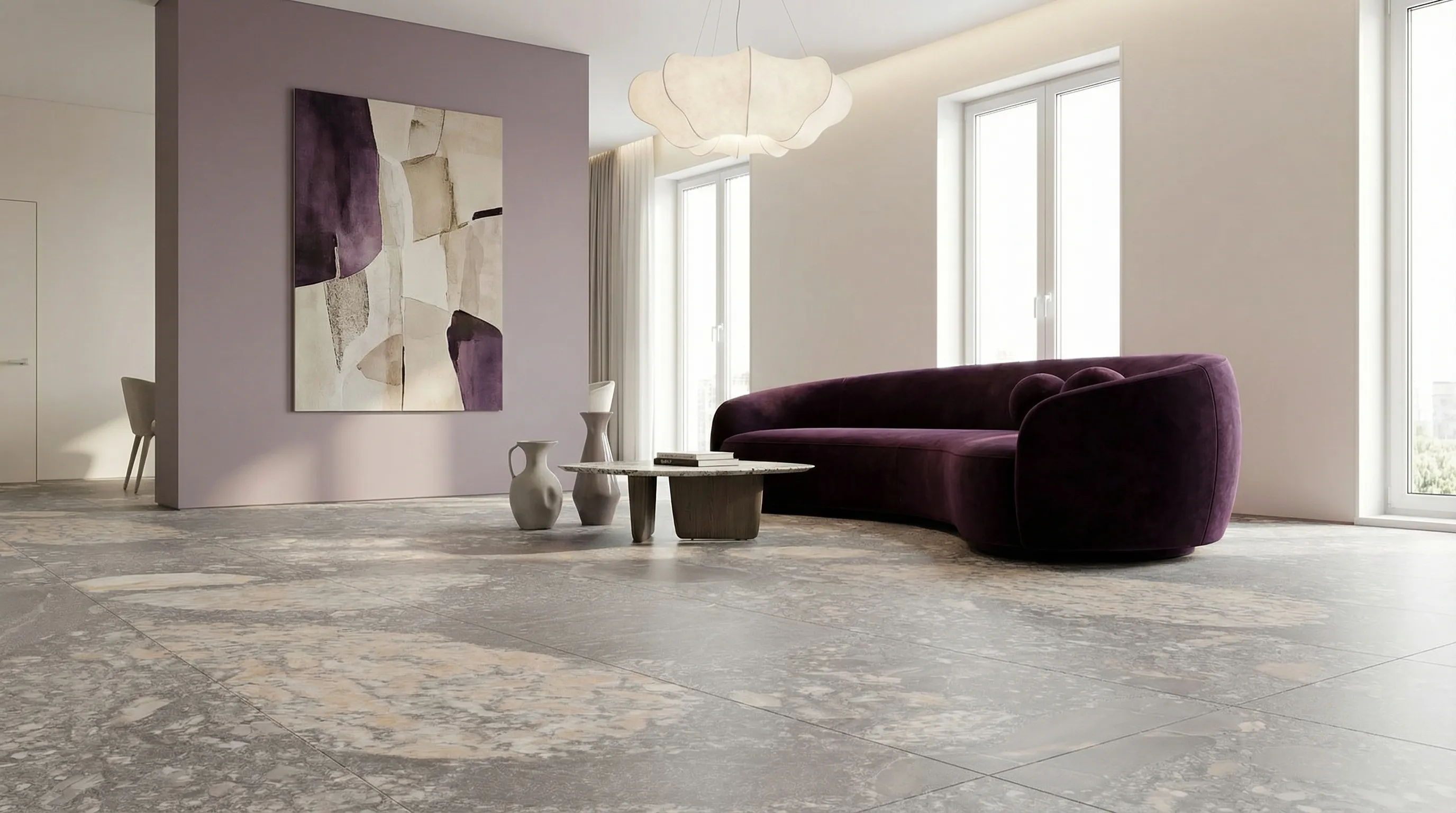 Кристон Нейчерал 60x120 / CRYSTONE NATURAL — интерьер 3