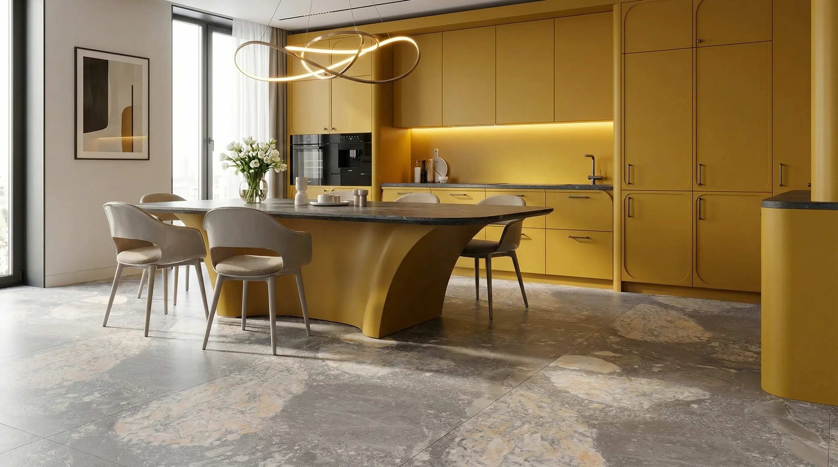 Кристон Нейчерал 60x120 / CRYSTONE NATURAL — интерьер 5