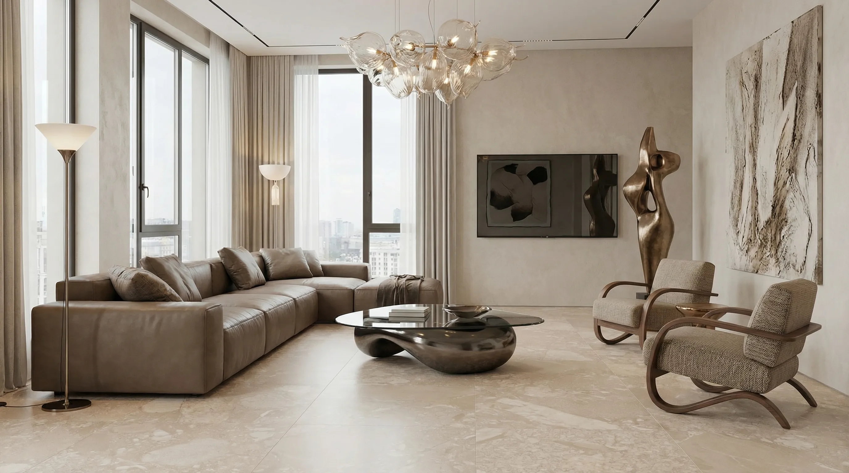 Кристон Сэнд 60x120 / CRYSTONE SAND — интерьер 2