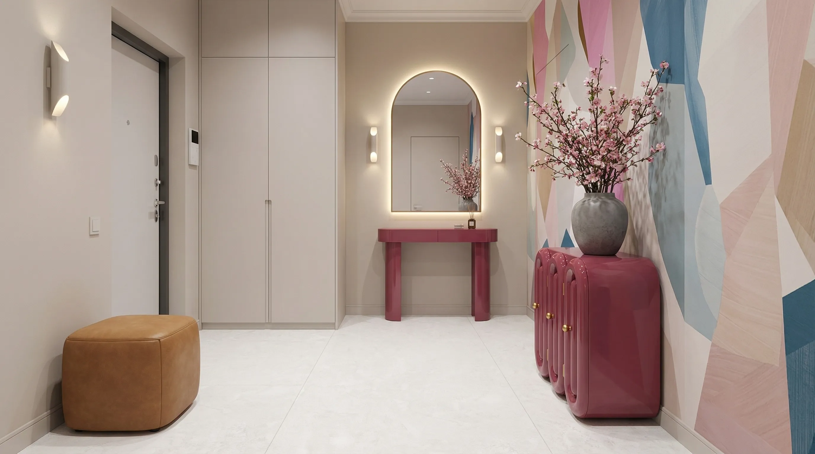 Монозит Бианко 60x120 / MONOZITE BIANCO — интерьер 6