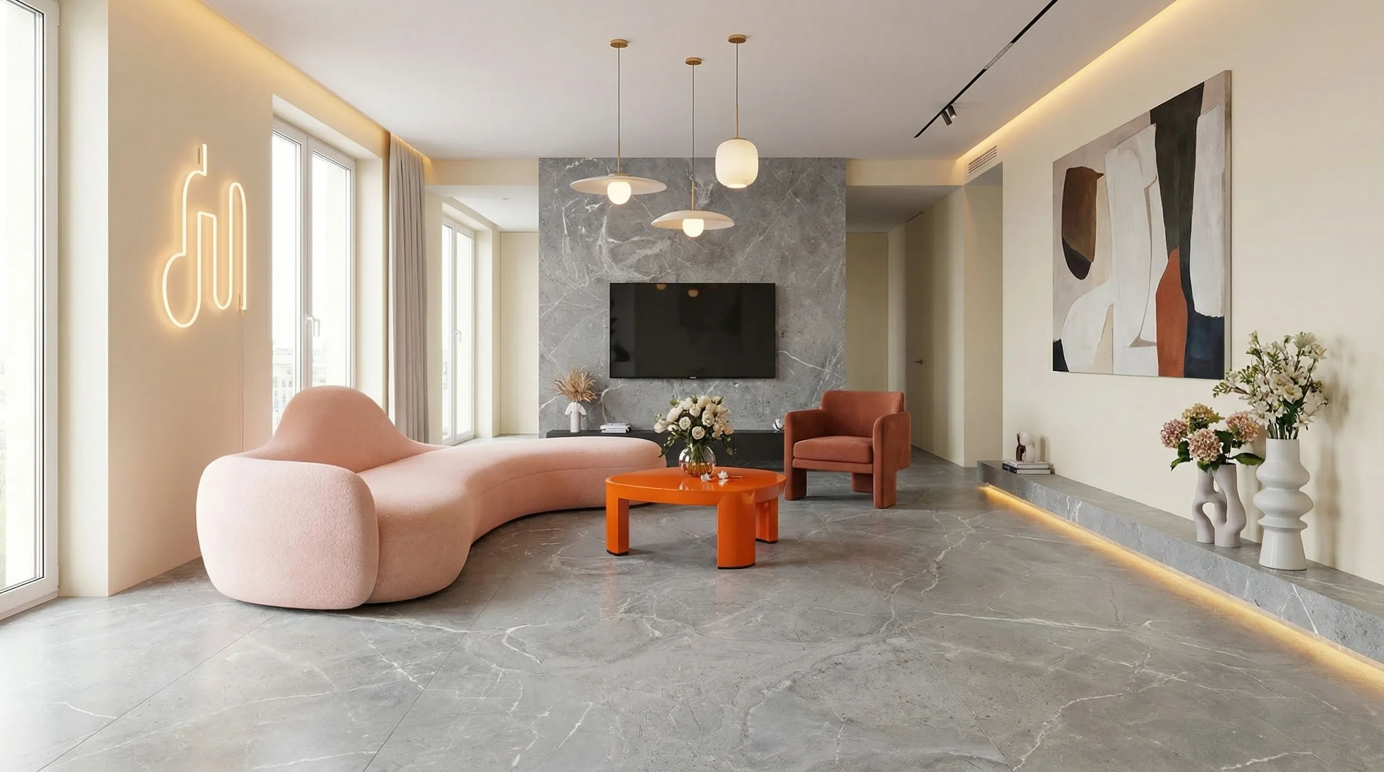 Рустон Гриджио 60x120 / RUSTON GRIGIO — интерьер 1