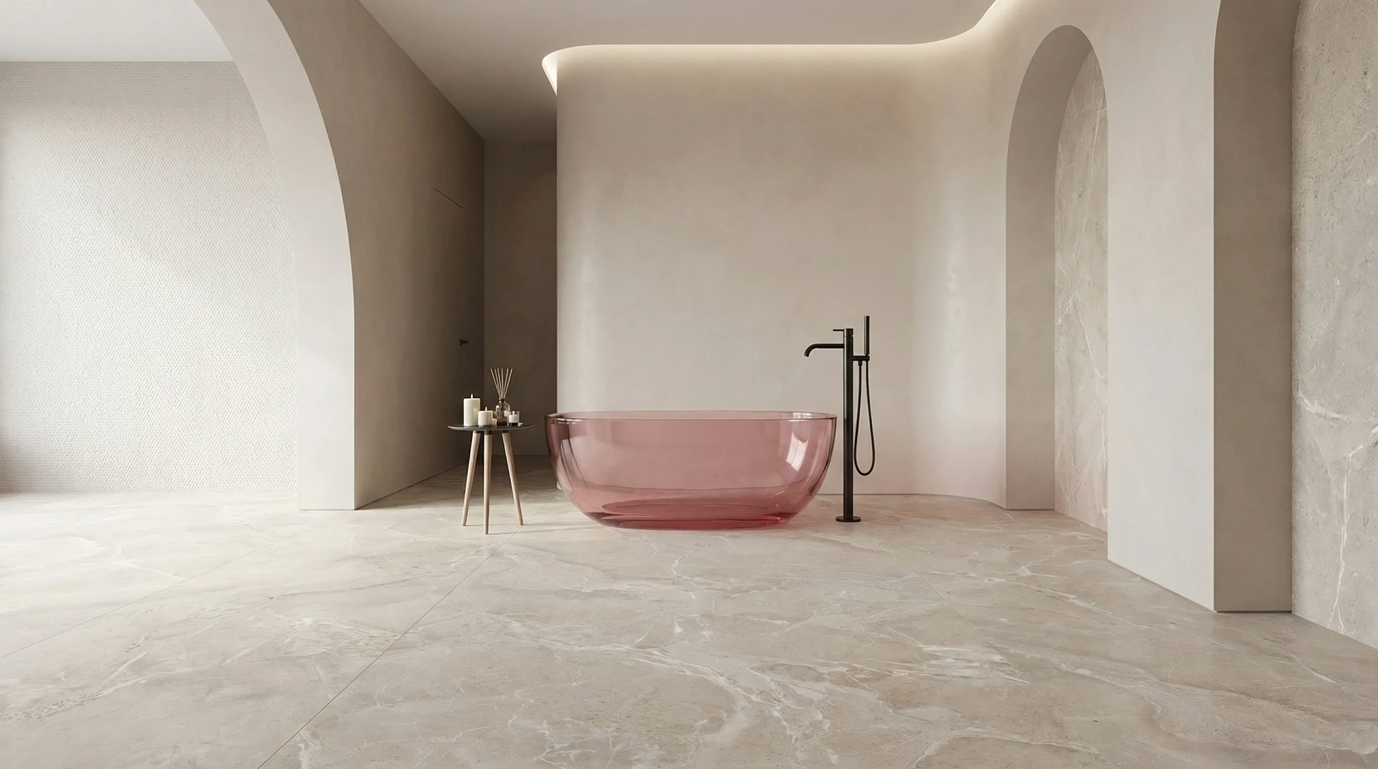 Рустон Айвори 60x120 / RUSTON IVORY — интерьер 2