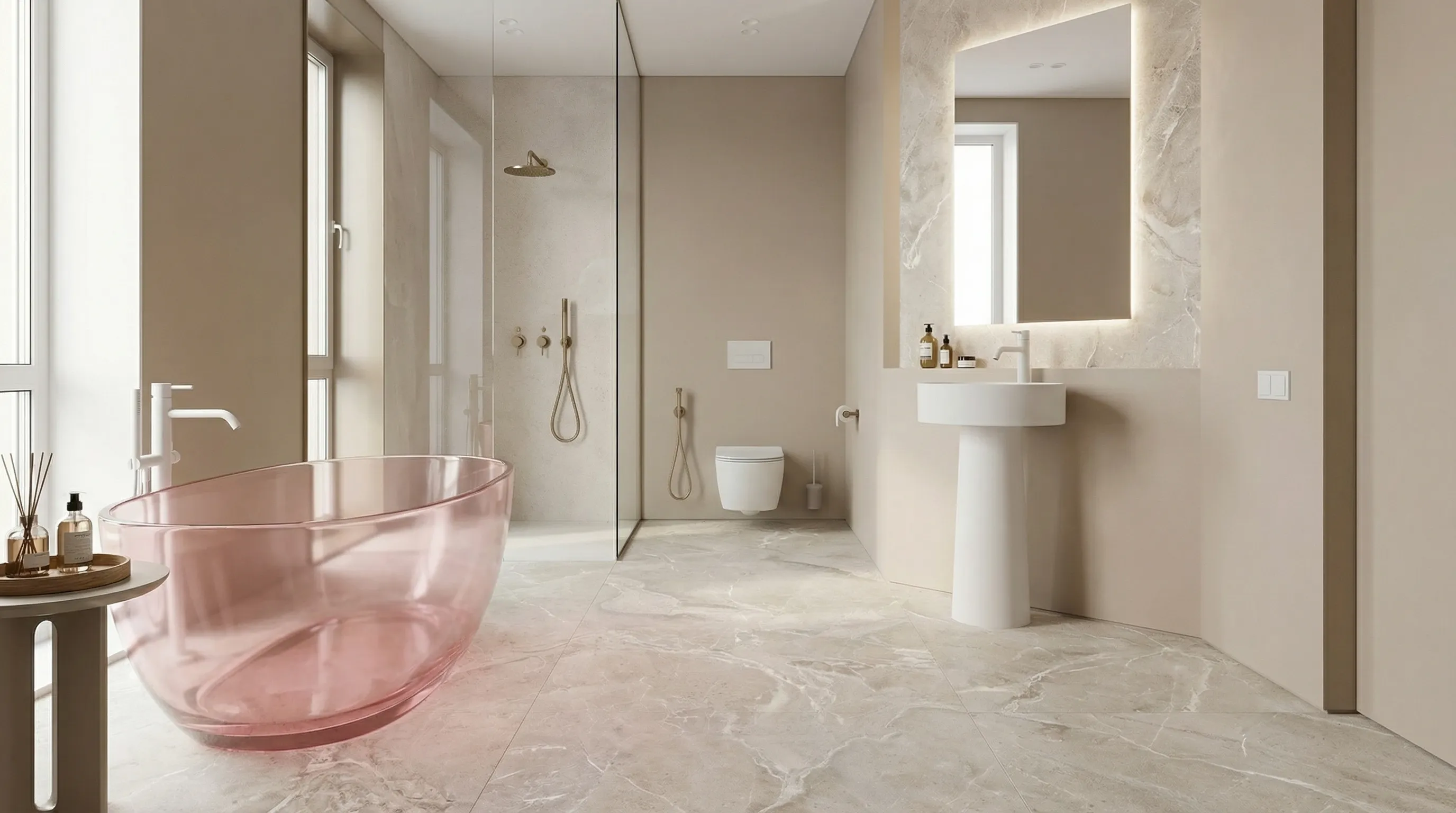 Рустон Айвори 60x120 / RUSTON IVORY — интерьер 3