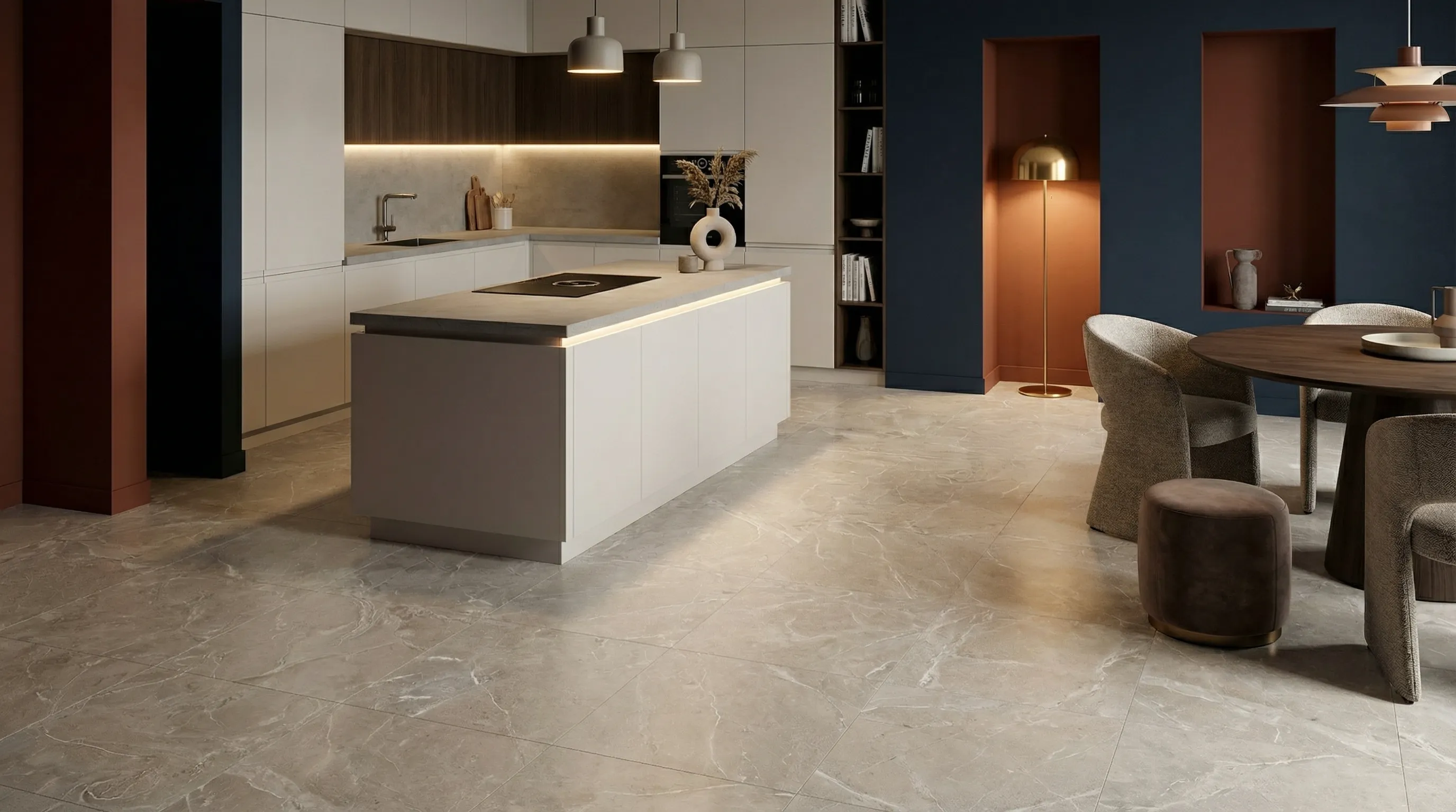 Рустон Айвори 60x120 / RUSTON IVORY — интерьер 6