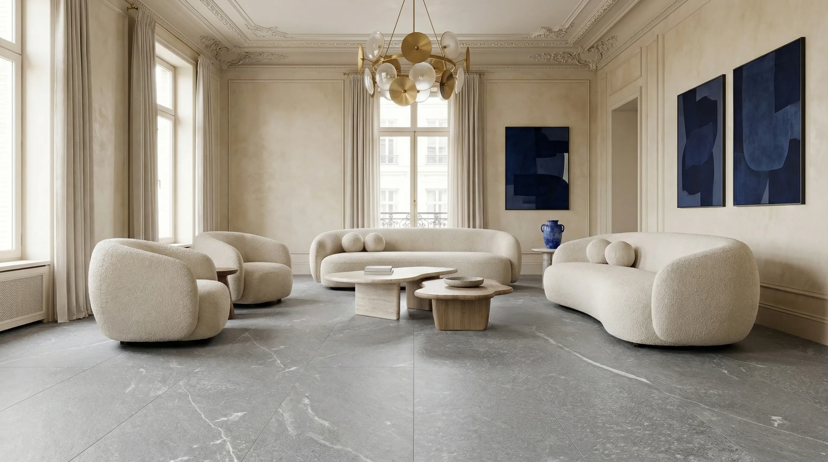Стоун Альпн Грей 60x120 / STONE ALPINE GREY — интерьер 2
