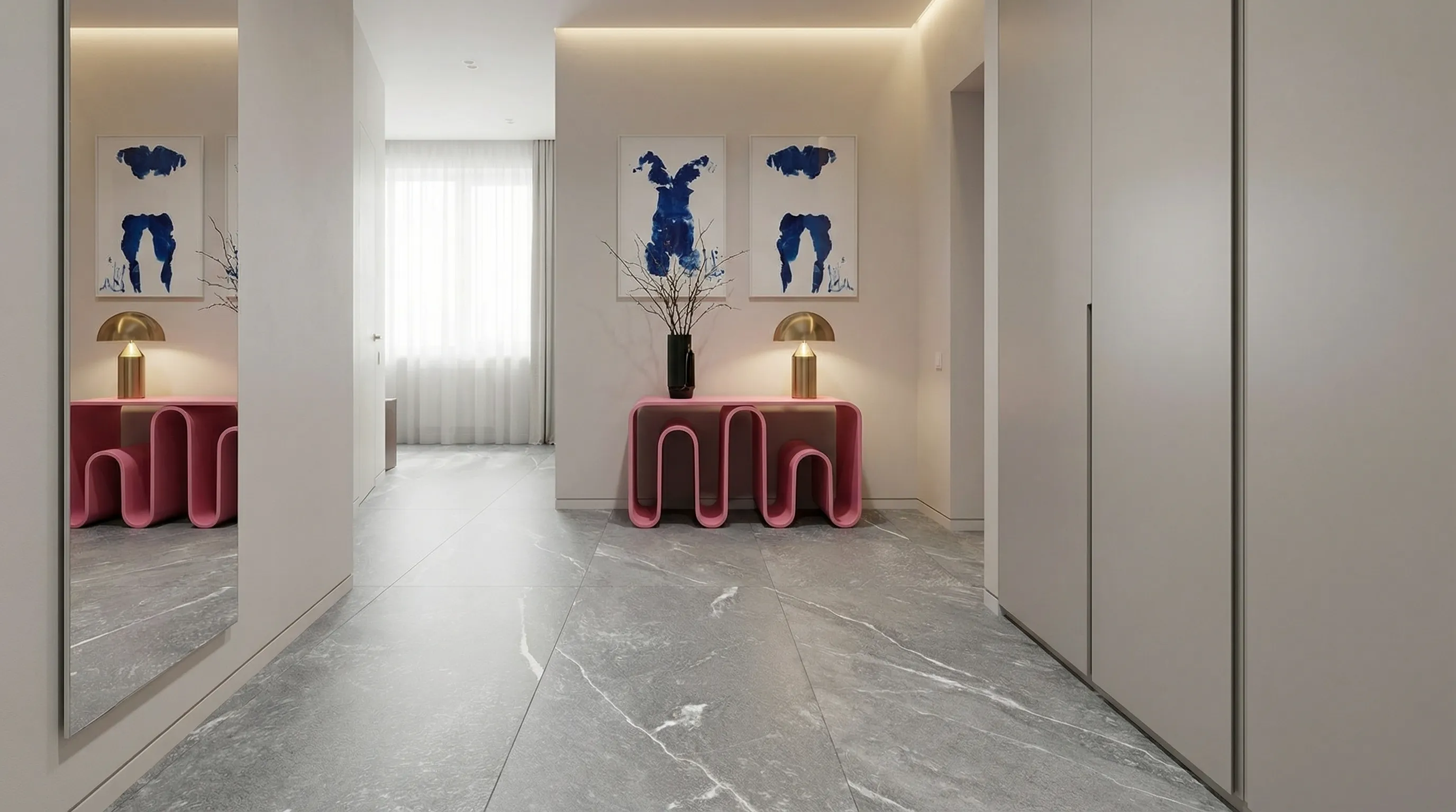 Стоун Альпн Грей 60x120 / STONE ALPINE GREY — интерьер 5