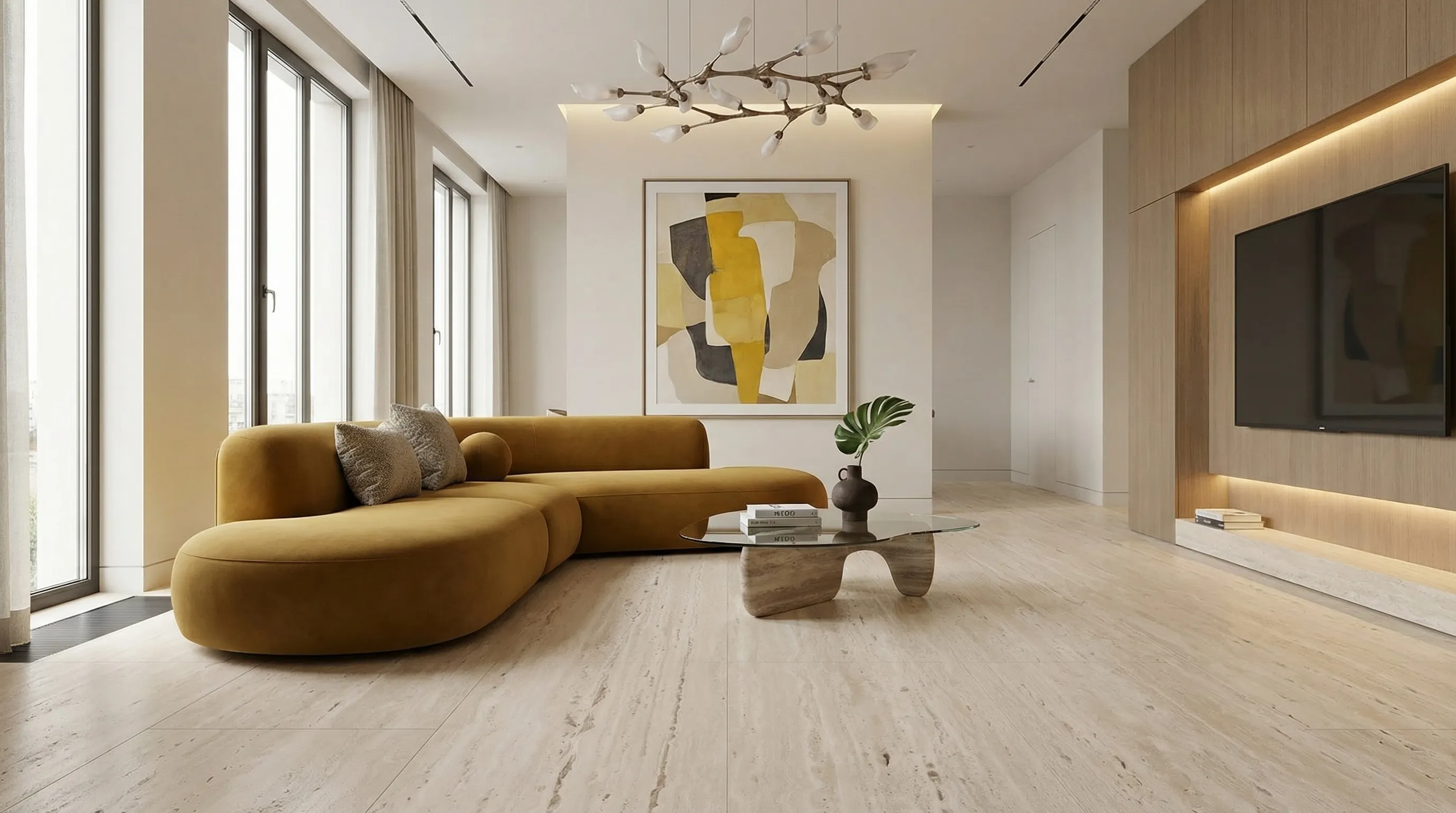 Телар Сильвер 60x120 / TELAR SILVER — интерьер 3